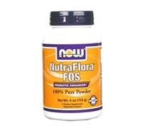 NutraFlora FOS, Now Foods (113g)