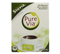 Stevia Sweetener, Pure Via 40 Packets