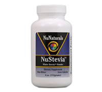 White Stevia Powder, NuNaturals (112g)