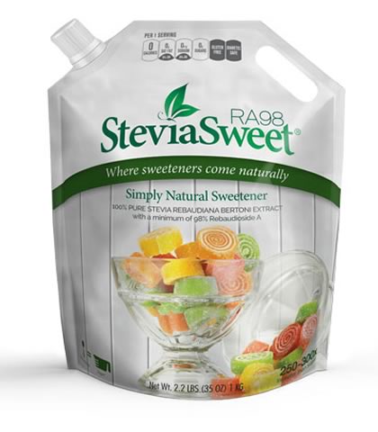 SteviaSweet Reb A 98% Pure Stevia Extract, Steviva (1kg) - Click Image to Close