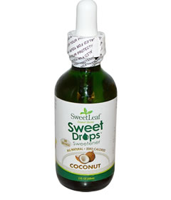 Coconut Liquid Stevia, SweetLeaf (60ml)