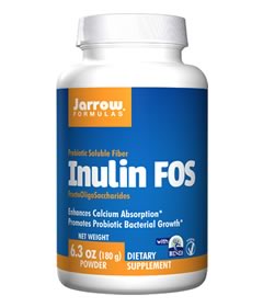 Inulin FOS, Jarrow Formulas (180g)