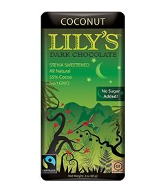 Dark Chocolate Coconut Bar with Stevia, Lily's (85g)