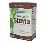 Organic Stevia Wholesome Sweeteners 75 Packets